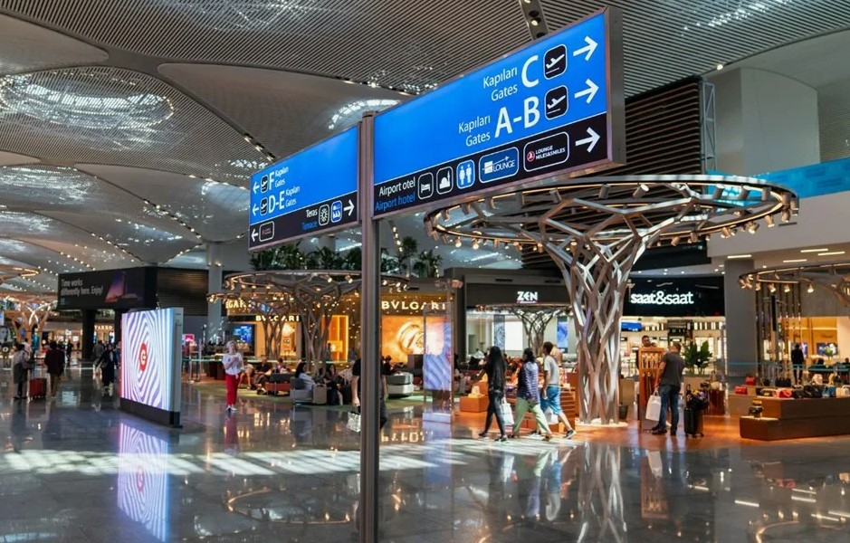 Havaalanları, Otogarlar ve Tren İstasyonları için Yönlendirme Tabelaları
