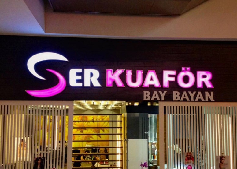 Kuaför Işıklı Tabela
