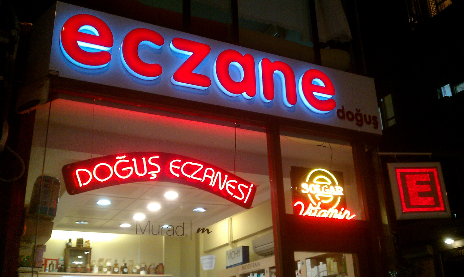 Eczane Işıklı Tabela