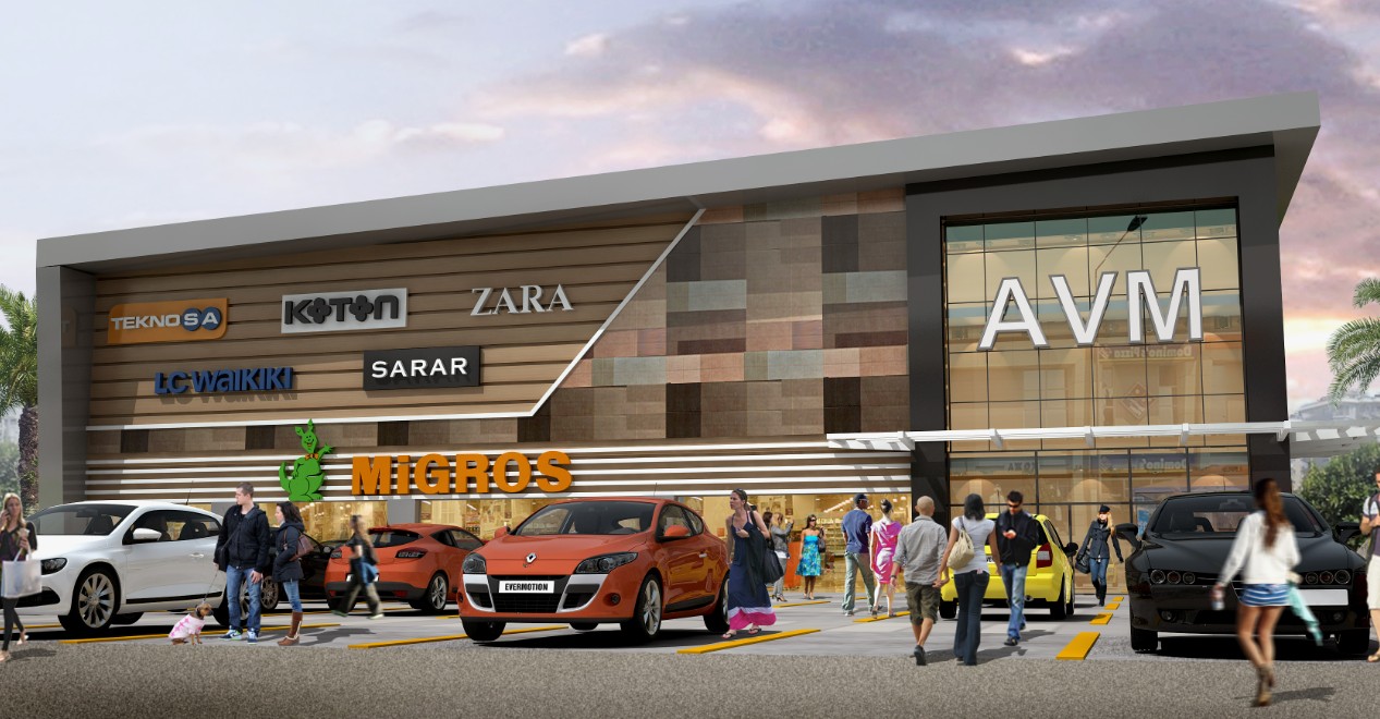 Alışveriş Merkezi Işıklı Tabela