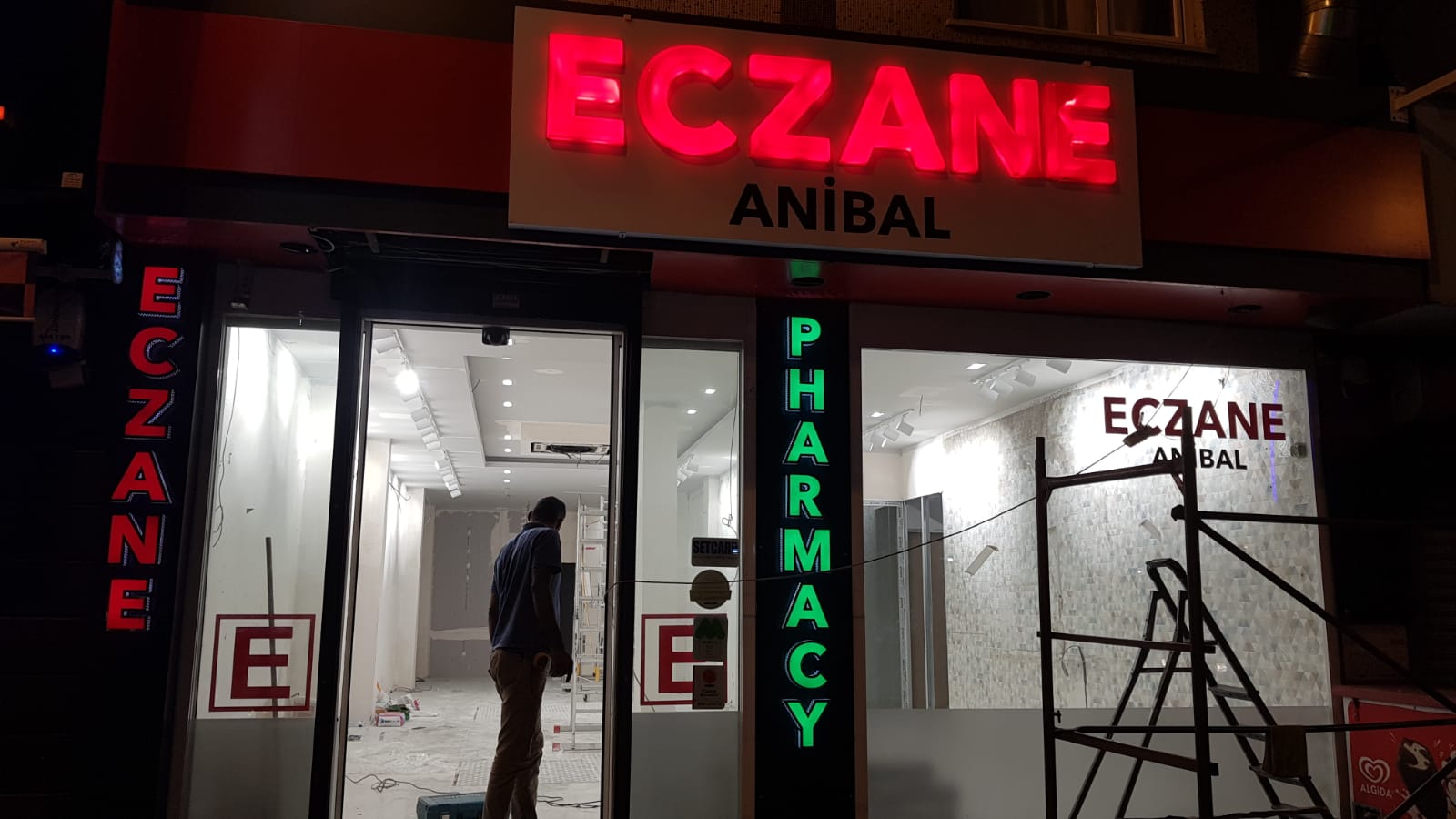 Eczane Işıklı Tabela