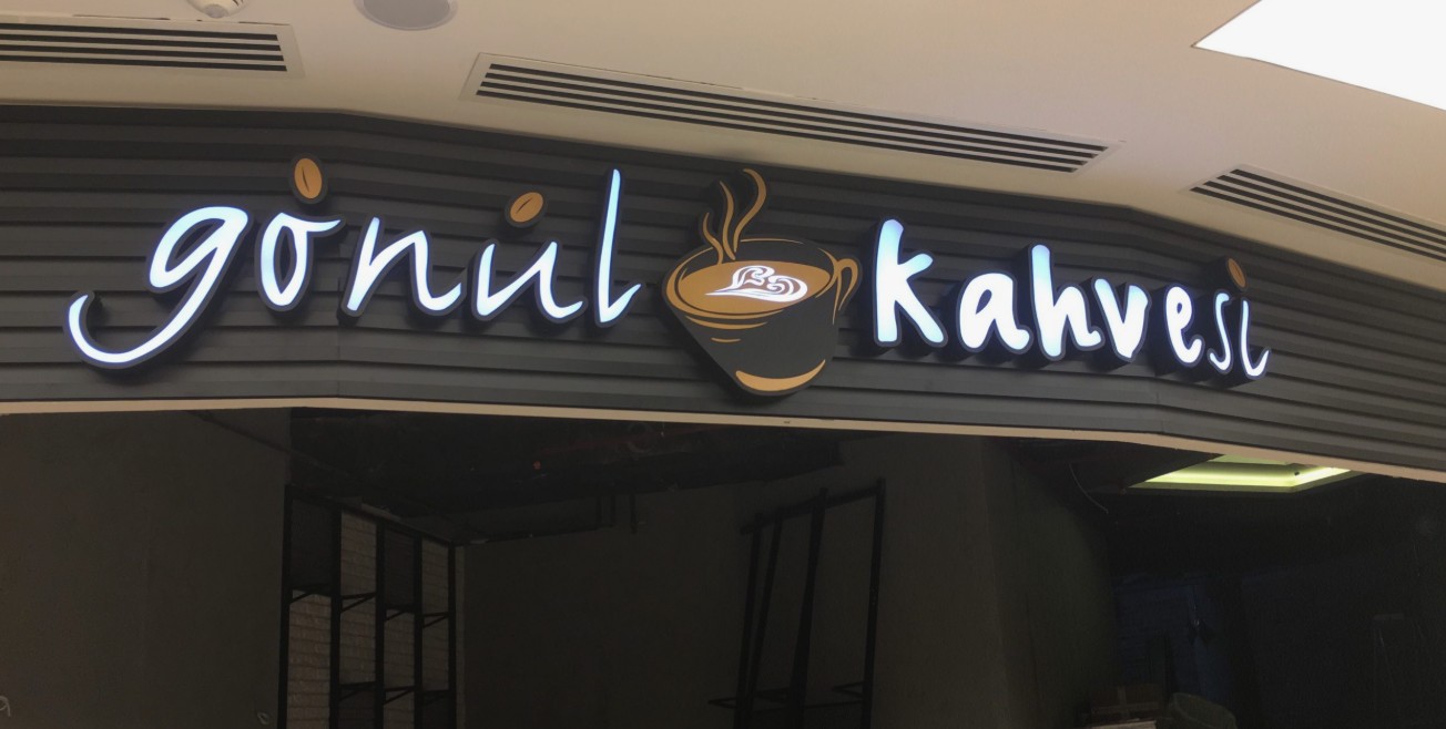 Pastane Işıklı Tabela